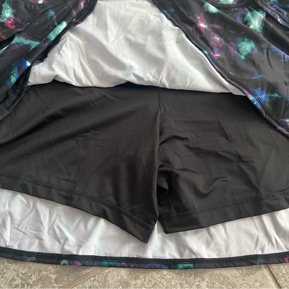 ID Ideology Plus Size Printed Celestial Sky Flouncy Skort, Size 3X New w/Tag - Picture 4 of 8